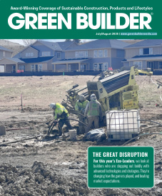Green Builder July/August 2025 cover