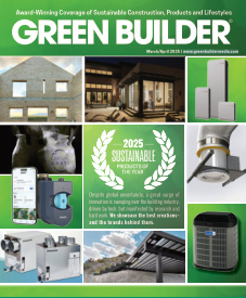 Green Builder March/April 2025 cover