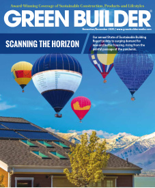 Green Builder November/December 2020 cover