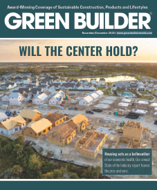 Green Builder November/December 2025 cover