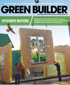 Green Builder September/October 2018 cover